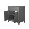 Custom image for Dark Gray with Matte Black Trim / No Mirror