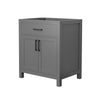 Custom image for Dark Gray with Matte Black Trim / No Mirror