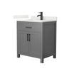 Custom image for Dark Gray with Matte Black Trim / Giotto Quartz / No Mirror