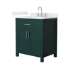 Custom image for Green with Brushed Nickel Trim / Giotto Quartz / No Mirror