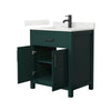 Custom image for Green with Matte Black Trim / Giotto Quartz / No Mirror