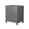 Custom image for Dark Gray with Brushed Nickel Trim / No Mirror