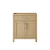 Custom image for Whitewashed Oak with Brushed Nickel Trim / No Mirror