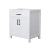 Custom image for White with Matte Black Trim / No Mirror