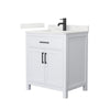 Custom image for White with Matte Black Trim / Giotto Quartz / No Mirror