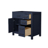 Custom image for Dark Blue with Matte Black Trim / No Mirror
