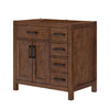 Custom image for Dark Walnut with Matte Black Trim / No Mirror