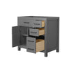 Custom image for Dark Gray with Matte Black Trim / No Mirror