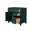 Custom image for Green with Brushed Gold Trim / No Mirror