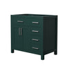 Custom image for Green with Brushed Nickel Trim / No Mirror
