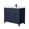 Custom image for Dark Blue with Matte Black Trim / Giotto Quartz / No Mirror