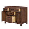 Custom image for Dark Walnut with Matte Black Trim / No Mirror