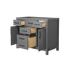 Custom image for Dark Gray with Matte Black Trim / No Mirror
