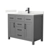 Custom image for Dark Gray with Matte Black Trim / Giotto Quartz / No Mirror