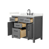 Custom image for Dark Gray with Matte Black Trim / Giotto Quartz / No Mirror