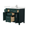 Custom image for Green with Brushed Nickel Trim / Giotto Quartz / No Mirror