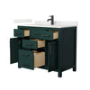 Custom image for Green with Matte Black Trim / Giotto Quartz / No Mirror