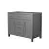 Custom image for Dark Gray with Brushed Nickel Trim / No Mirror