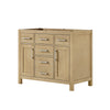 Custom image for Whitewashed Oak with Brushed Nickel Trim / No Mirror