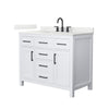 Custom image for White with Matte Black Trim / Giotto Quartz / No Mirror