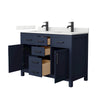Custom image for Dark Blue with Matte Black Trim / Giotto Quartz / No Mirror