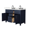 Custom image for Dark Blue with Matte Black Trim / Giotto Quartz / No Mirror