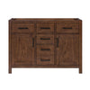 Custom image for Dark Walnut with Matte Black Trim / No Mirror