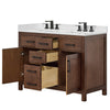 Custom image for Dark Walnut with Matte Black Trim / Giotto Quartz / No Mirror
