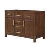 Custom image for Dark Walnut with Brushed Gold Trim / No Mirror