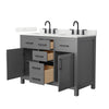 Custom image for Dark Gray with Matte Black Trim / Giotto Quartz / No Mirror