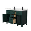Custom image for Green with Matte Black Trim / Giotto Quartz / No Mirror