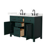 Custom image for Green with Matte Black Trim / Giotto Quartz / No Mirror