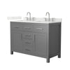 Custom image for Dark Gray with Brushed Nickel Trim / Giotto Quartz / No Mirror