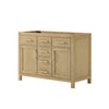 Custom image for Whitewashed Oak with Brushed Gold Trim / No Mirror