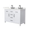 Custom image for White with Matte Black Trim / Giotto Quartz / No Mirror
