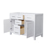 Custom image for White with Brushed Nickel Trim / No Mirror