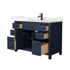 Custom image for Dark Blue with Matte Black Trim / Giotto Quartz / No Mirror