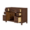 Custom image for Dark Walnut with Matte Black Trim / No Mirror