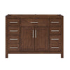 Custom image for Dark Walnut with Brushed Nickel Trim / No Mirror