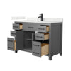 Custom image for Dark Gray with Matte Black Trim / Giotto Quartz / No Mirror