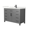 Custom image for Dark Gray with Matte Black Trim / Giotto Quartz / No Mirror