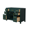 Custom image for Green with Brushed Gold Trim / No Mirror
