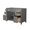 Custom image for Dark Gray with Brushed Gold Trim / No Mirror