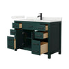 Custom image for Green with Matte Black Trim / Giotto Quartz / No Mirror