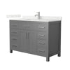 Custom image for Dark Gray with Brushed Nickel Trim / Giotto Quartz / No Mirror