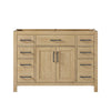 Custom image for Whitewashed Oak with Matte Black Trim / No Mirror