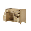 Custom image for Whitewashed Oak with Brushed Nickel Trim / No Mirror