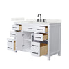 Custom image for White with Matte Black Trim / Giotto Quartz / No Mirror