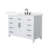 Custom image for White with Matte Black Trim / Giotto Quartz / No Mirror