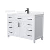 Custom image for White with Matte Black Trim / White Quartz / No Mirror